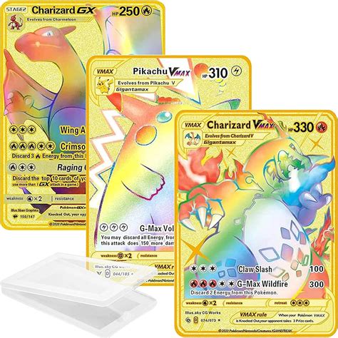 metal pokemon box|metal plated pokemon cards.